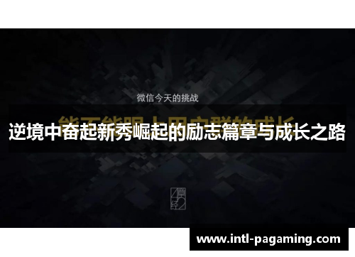 逆境中奋起新秀崛起的励志篇章与成长之路